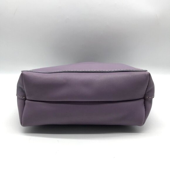 Portland Leather Goods Lavender Mini Crossbody Tote Bag - Picture 5 of 10